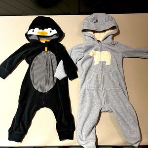 Baby zip up fleece outfits 9 months